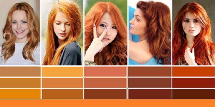 Руде волосся: кому йде відтінок, як вибрати фарбу, палітра для фарбування і фото