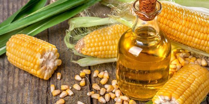 Кукурудзяна олія - полезые властивості і протипоказання, використання в їжу і для лікування