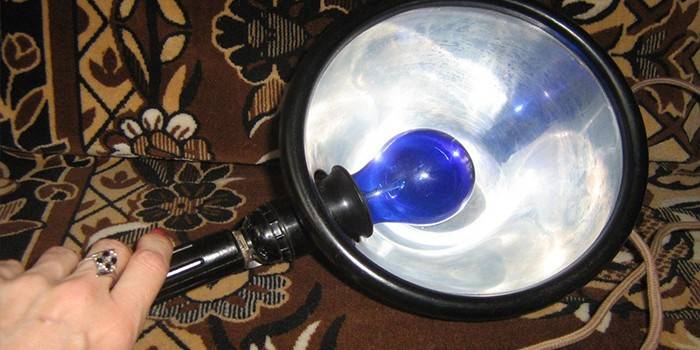 Синя лампа Мініна - інструкція по застосуванню: принцип роботи, протипоказання, ціна та відгуки про лікування