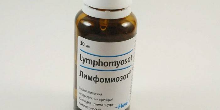 Лимфомиозот в краплях і ампулах - склад, лікувальні властивості препарату, дозування для дитини або дорослого