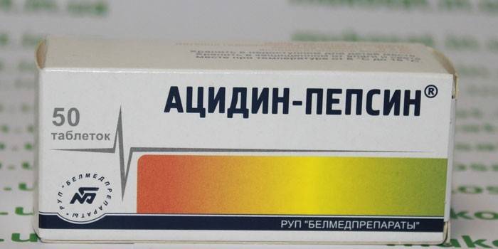 Ацидин-пепсин - інструкція порошку, розчину і таблеток, ціна в аптеці і відгуки про засіб