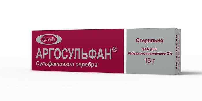 Аргосульфан на основі срібла - як правильно наносити, призначення, протипоказання та відгуки