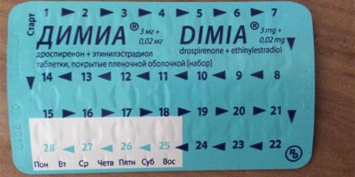 Димиа - як правильно приймати, складу гормонів, механізм дії, протипоказання та відгуки