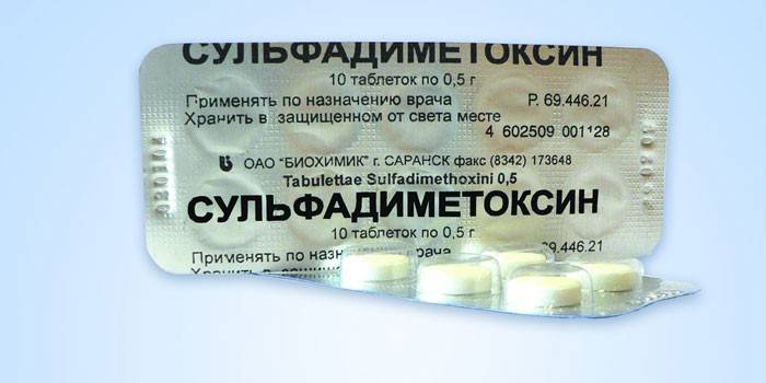 Сульфадиметоксин - інструкція: склад і дію ліків, аналоги і ціна, відгуки про лікування