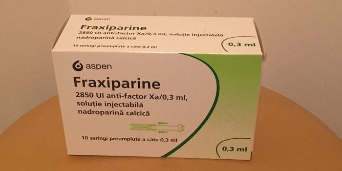 Фраксипарин в одноразових шприцах - механізм дії, дозування, протипоказання та відгуки
