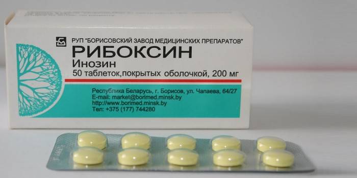 Рибоксин – інструкція по застосуванню в таблетках і ампулах, дозування, протипоказання та відгуки