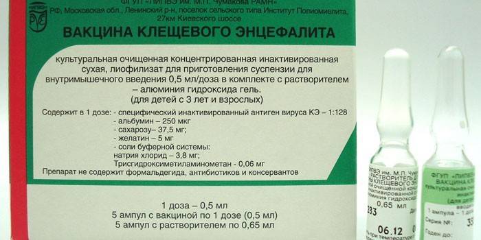 Вакцина від кліщового енцефаліту для щеплення