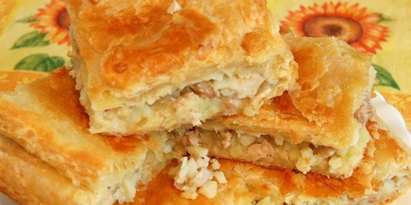 Пиріг з листкового тіста з картоплею: як приготувати смачно