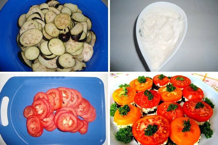 Як приготувати баклажани з помідорами і часником на сковороді: прості рецепти з фото і відео