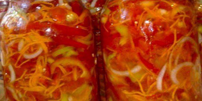 Салат з огірків і помідорів на зиму - прості рецепти приготування овочевих домашніх заготовок