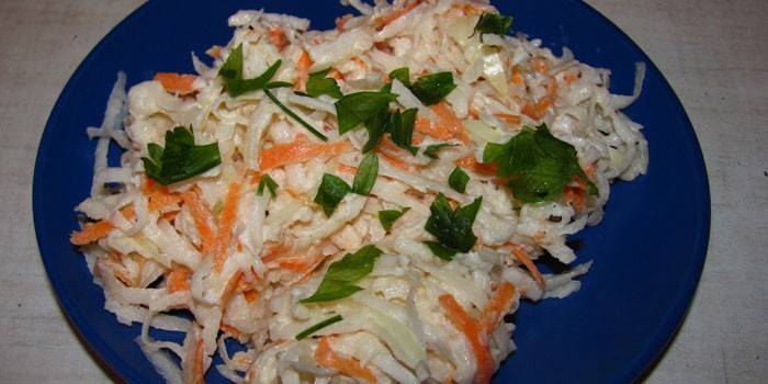 Салат з ріпи - як смачно і швидко приготувати або заготовити на зиму за рецептами з фото